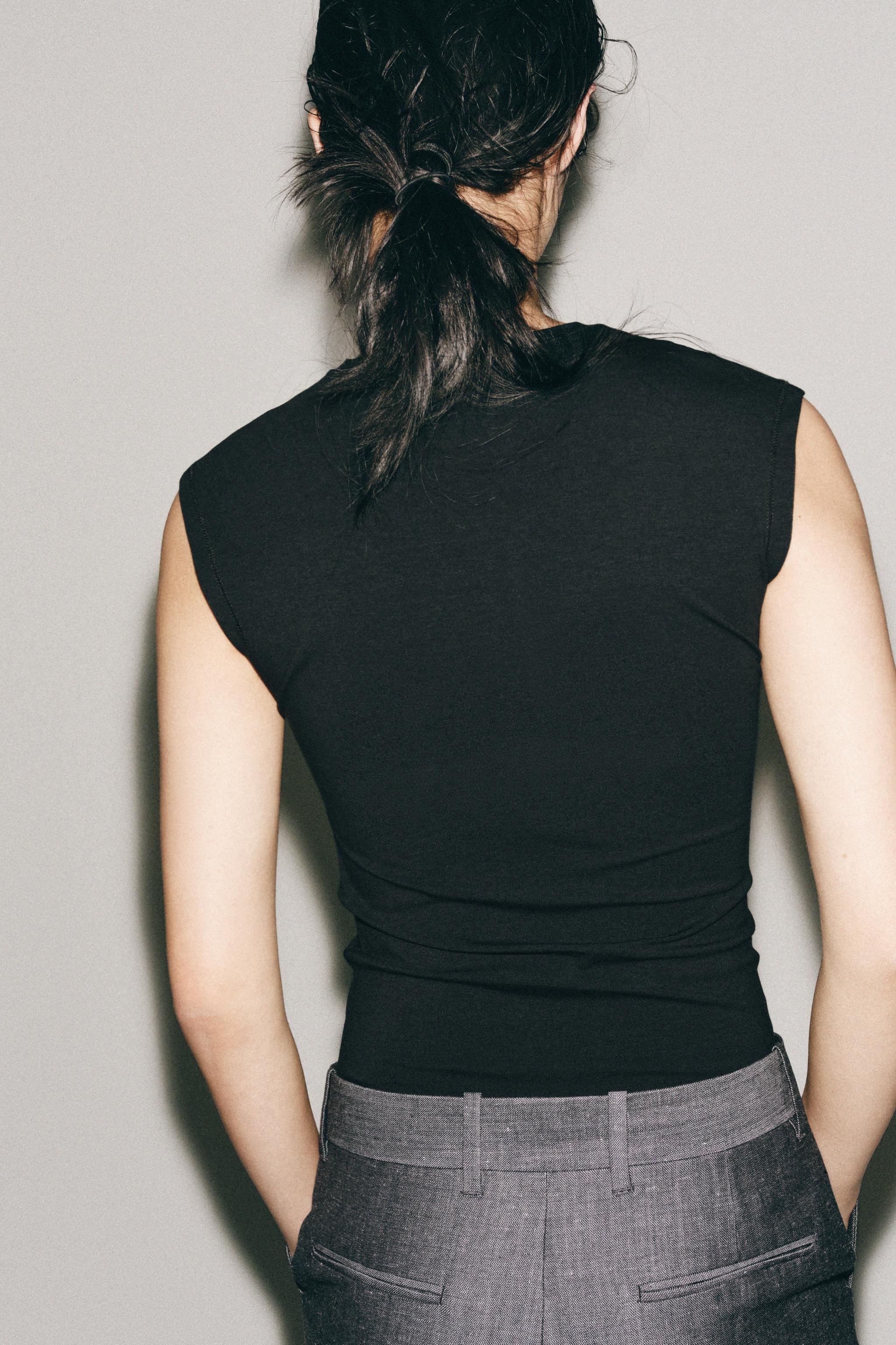 COTTON BLEND T-SHIRT